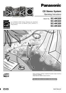 Manual Panasonic SC-AK323 Stereo-set