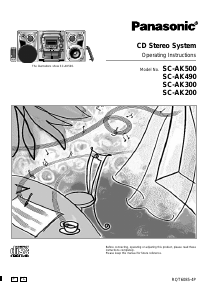 Handleiding Panasonic SC-AK500P Stereoset