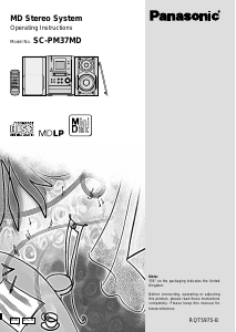 Manual Panasonic SC-PM37MD Stereo-set