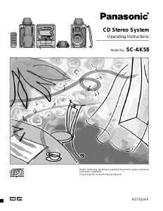 Manual Panasonic SC-AK58 Stereo-set