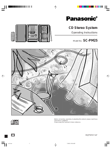 Handleiding Panasonic SC-PM25 Stereoset