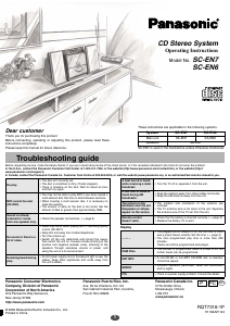 Manual Panasonic SC-EN6 Stereo-set