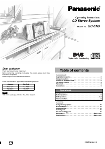 Manual Panasonic SC-EN9 Stereo-set