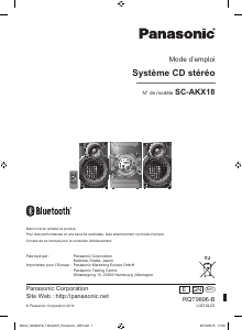 Handleiding Panasonic SC-AKX18 Stereoset