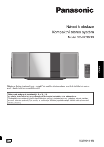 Manuál Panasonic SC-HC39DB Stereo souprava