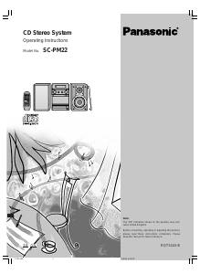 Manual Panasonic SC-PM22 Stereo-set