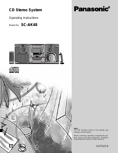 Manual Panasonic SC-AK48 Stereo-set