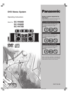 Manual Panasonic SC-VK80D Stereo-set