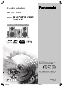 Manual Panasonic SC-VK825D Stereo-set