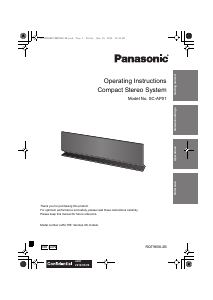 Handleiding Panasonic SC-AP01EB Stereoset