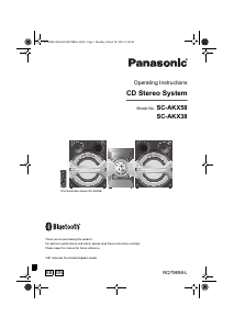 Manual Panasonic SC-AKX58GN Stereo-set