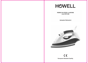Manuale Howell HFX403 Ferro da stiro