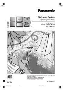 Manual Panasonic SC-PM18PC Stereo-set