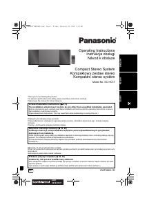 Manuál Panasonic SC-HC37EC Stereo souprava