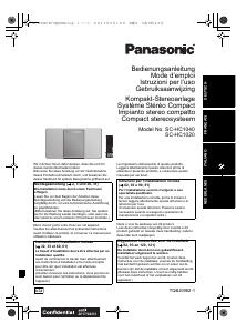 Manuale Panasonic SC-HC1040EG Stereo set