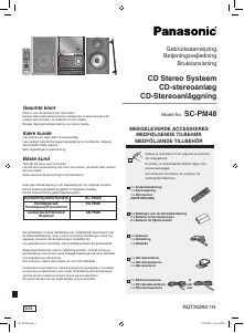 Handleiding Panasonic SC-PM48 Stereoset