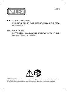 Manuale Valex HAMMER 6050 Martello perforatore