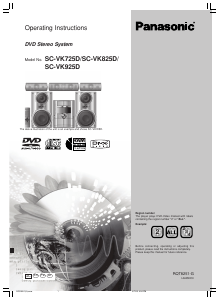 Manual Panasonic SC-VK925D Stereo-set