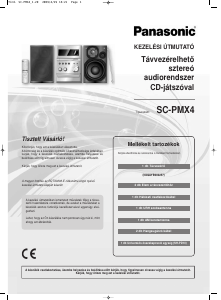 Használati útmutató Panasonic SC-PMX4 Sztereóberendezés