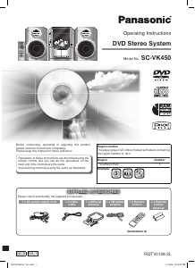 Manual Panasonic SC-VK450 Stereo-set