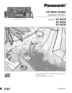 Handleiding Panasonic SC-AK18 Stereoset