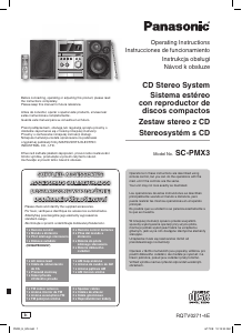 Manual Panasonic SC-PMX3 Stereo-set