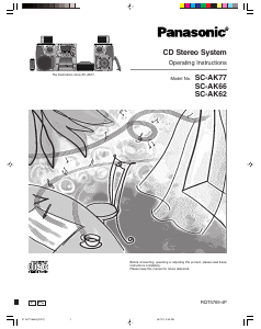 Manual Panasonic SC-AK66 Stereo-set