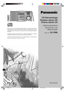 Bedienungsanleitung Panasonic SC-PM9 Stereoanlage