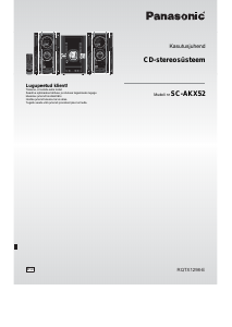 Kasutusjuhend Panasonic SC-AKX52 Stereokomplekt