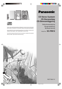 Handleiding Panasonic SC-PM19 Stereoset