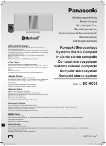 Manuale Panasonic SC-HC05EG Stereo set