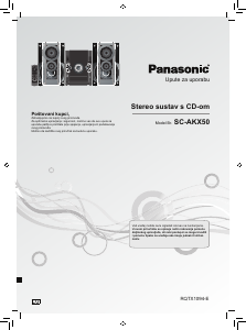 Priručnik Panasonic SC-AKX50 Stereo komplet
