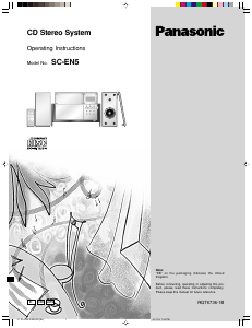 Handleiding Panasonic SC-EN5GN Stereoset