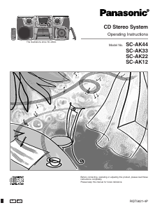 Bruksanvisning Panasonic SC-AK12 Stereoanläggning