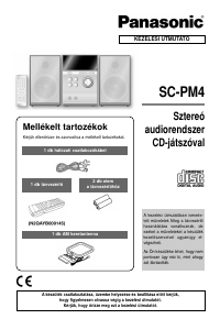 Használati útmutató Panasonic SC-PM4 Sztereóberendezés