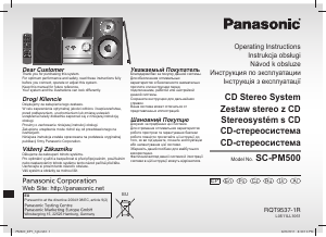 Manuál Panasonic SC-PM500EP Stereo souprava