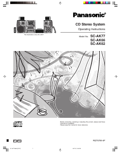 Manual Panasonic SC-AK62 Stereo-set