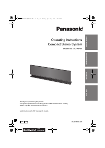 Manual Panasonic SC-AP01GN Stereo-set