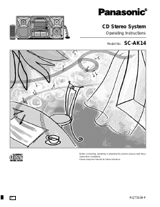 Manual Panasonic SC-AK14 Stereo-set
