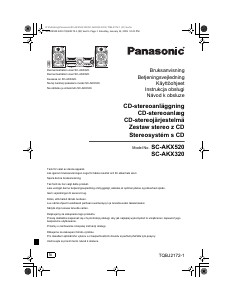 Bruksanvisning Panasonic SC-AKX320E Stereoanläggning