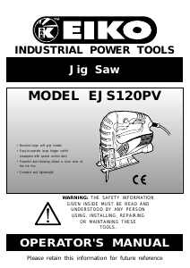 Manual K-Eiko EJS120PV Jigsaw
