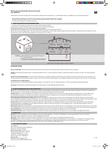 Manual de uso REV RWM-20 Detector de humo