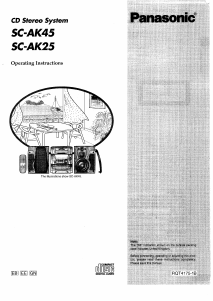 Bruksanvisning Panasonic SC-AK45 Stereoanläggning