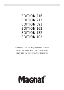 Manuale Magnat Edition 162 Altoparlante per auto