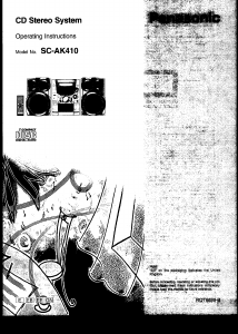 Bruksanvisning Panasonic SC-AK310 Stereoanläggning