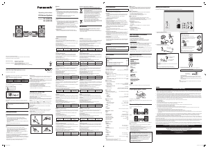 Handleiding Panasonic SC-AKX320GN Stereoset