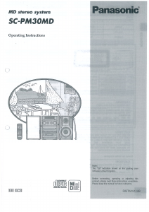 Bruksanvisning Panasonic SC-PM30MD Stereoanläggning