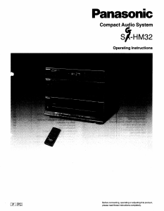 Bruksanvisning Panasonic SG-HM32 Stereoanläggning