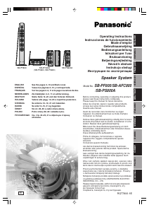 Instrukcja Panasonic SB-AFC800 Głośnik