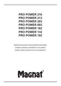 Manual Magnat Pro Power 213 Car Speaker